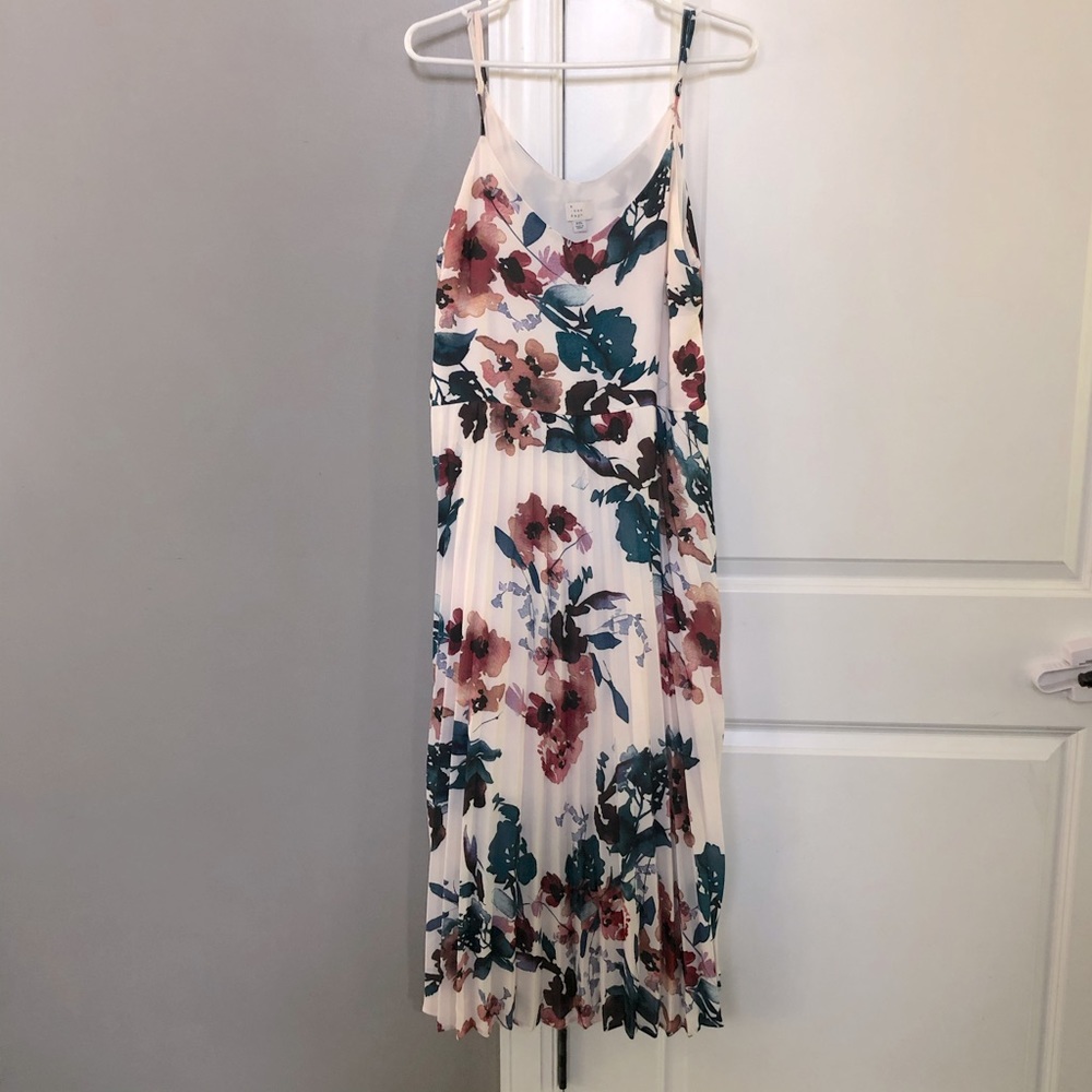 A New Day pleated midi dress